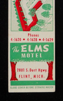Elms Motel (America Inn) - MATCHBOOK